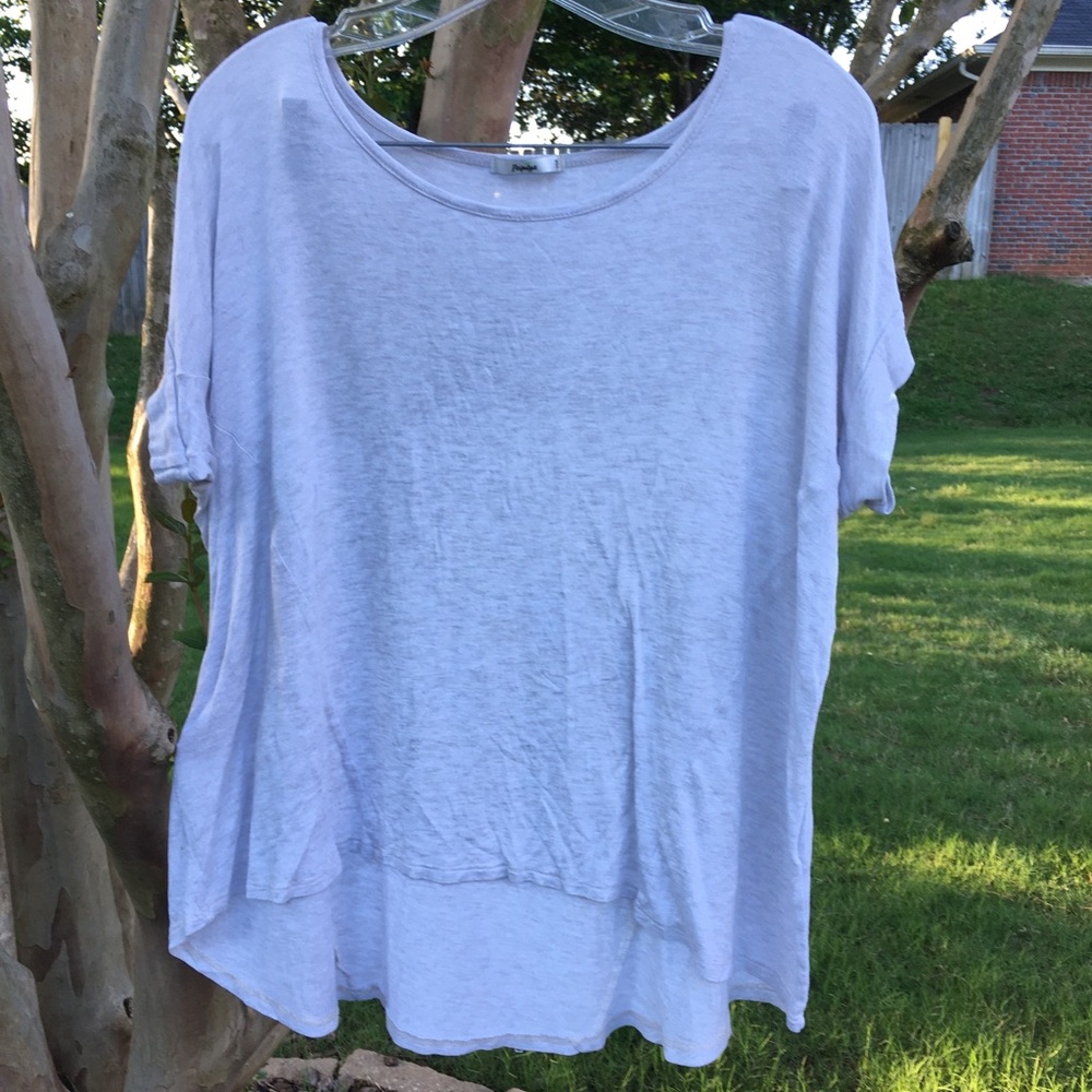 White/Gray Tee